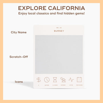 Scratch-off cards displayed for easy trip planning with Reach International Outfitters.