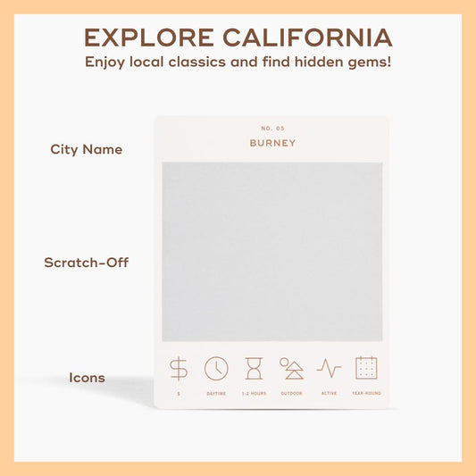 Scratch-off cards displayed for easy trip planning with Reach International Outfitters.