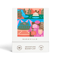 Reach International Outfitters Nashville bucket list card 01 scratch-off, plan quick city adventures.
