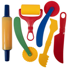 READY 2 LEARN rolling pin dough tool with ergonomic grip boosts control for kids