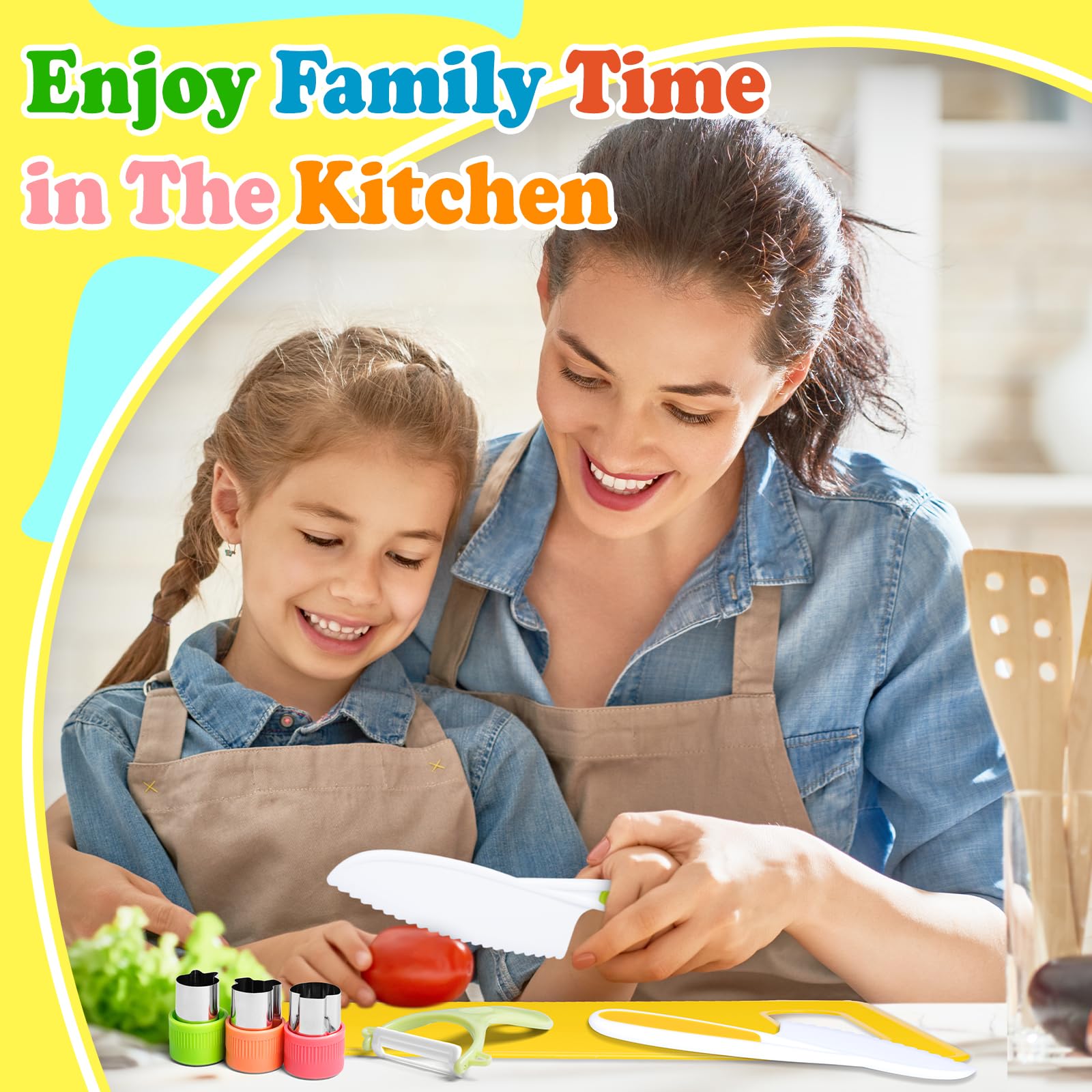 Reaeon fruit forks set for kid-friendly snack prep