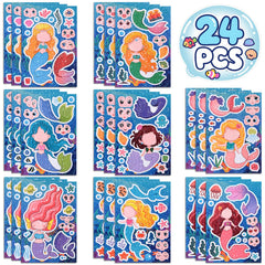 Reaeon mermaid stickers set cover image for kids crafts and imagination