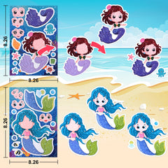 Reaeon mermaid stickers tail details add character to mermaids
