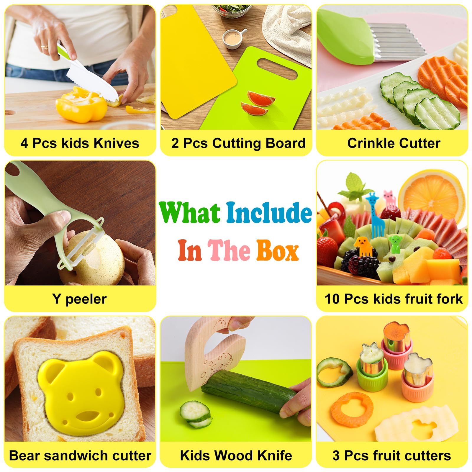 Reaeon serrated kids knives offering precision with safety