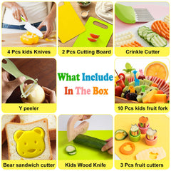 Reaeon serrated kids knives offering precision with safety