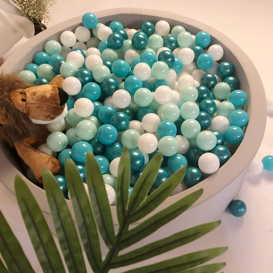 Realhaha baby play balls with smooth edges for comfortable touch.