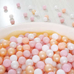 Realhaha pink-white balls inside a play tent ready for toddler adventures