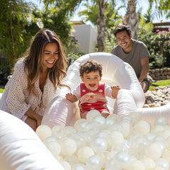 Realhaha beige ball pit balls in pool scene offer colorful sensory play