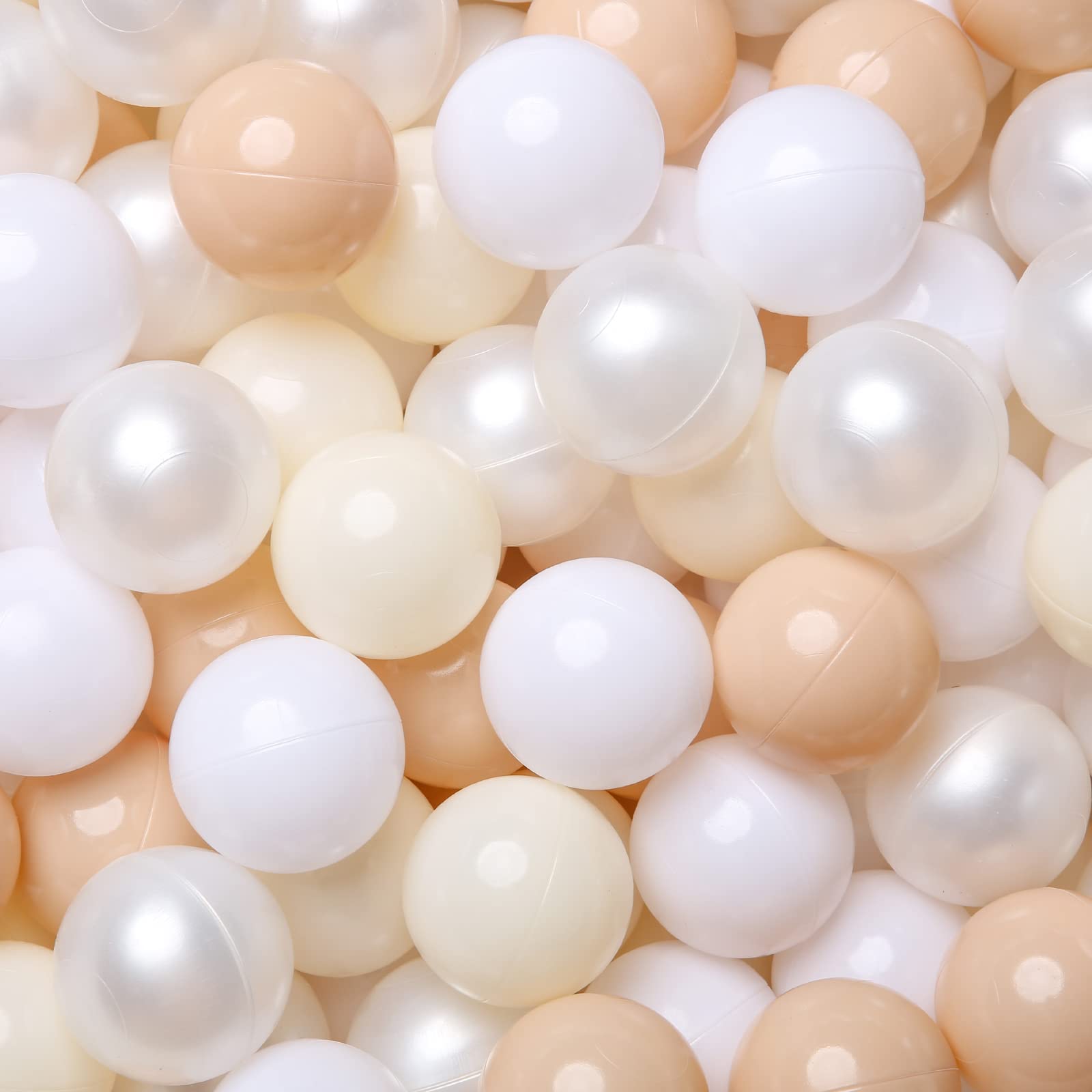 Realhaha ball pit balls—50 colorful play balls with a smooth edge for safe grasping