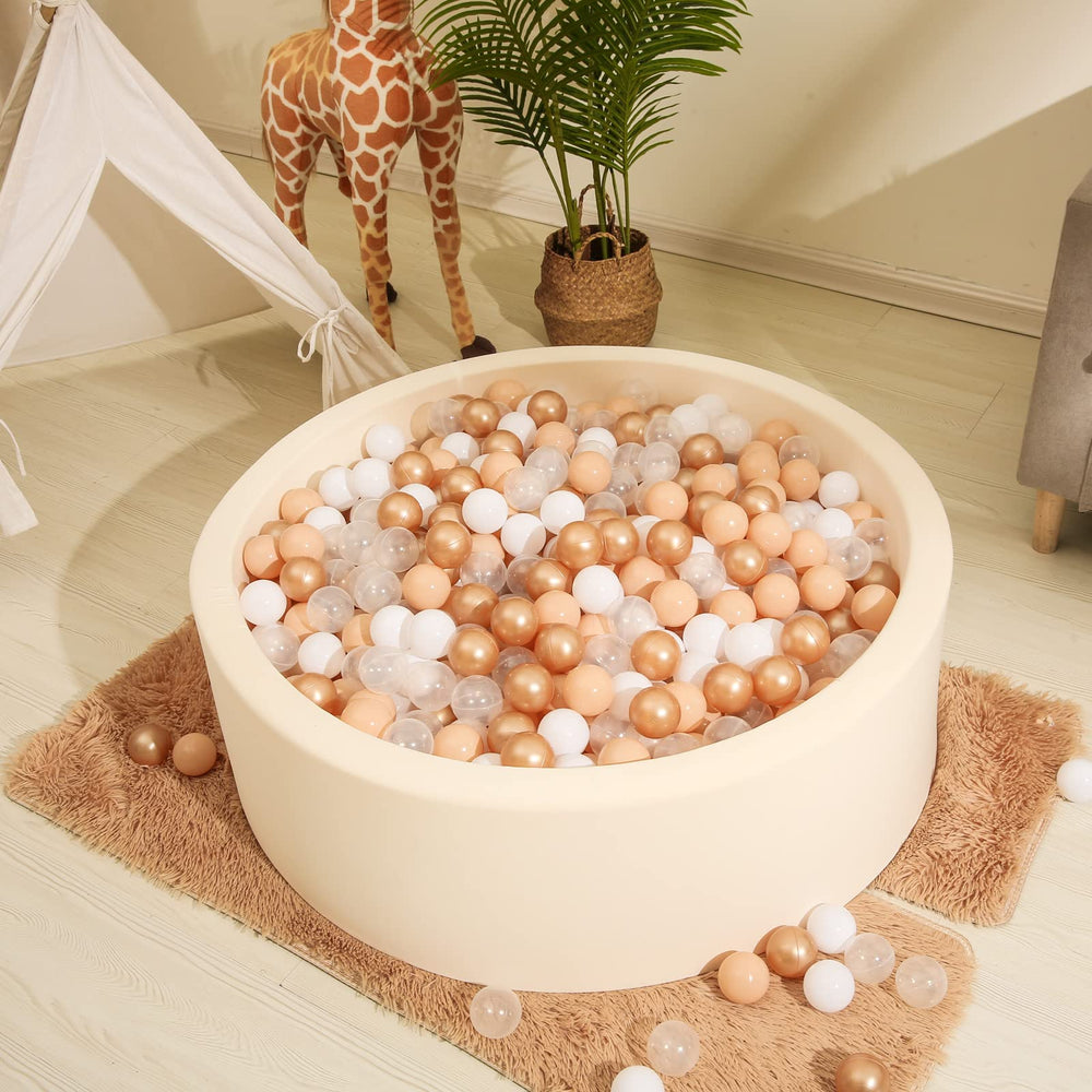 Realhaha ball pit balls color choices encourage counting and sorting.