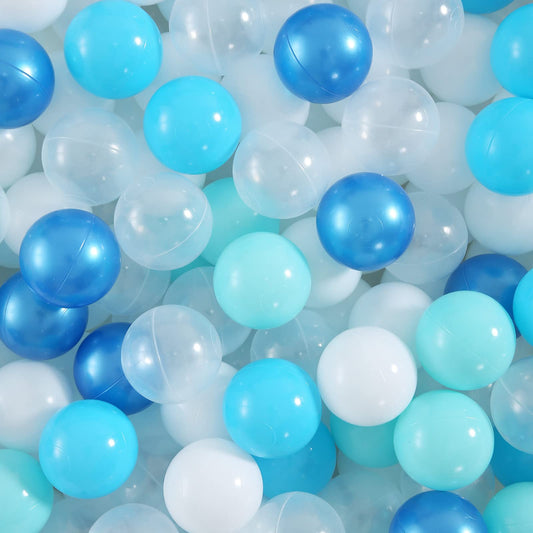 Realhaha ball pit balls in dark blue provide safe, engaging play for babies and toddlers.