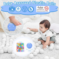 Realhaha ball pit balls orange, vibrant color for toddler activities