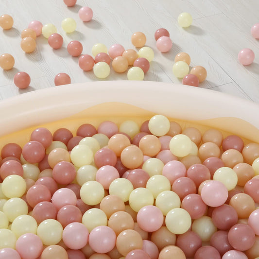 Realhaha ball pit balls yellow for bright toddler exploration.