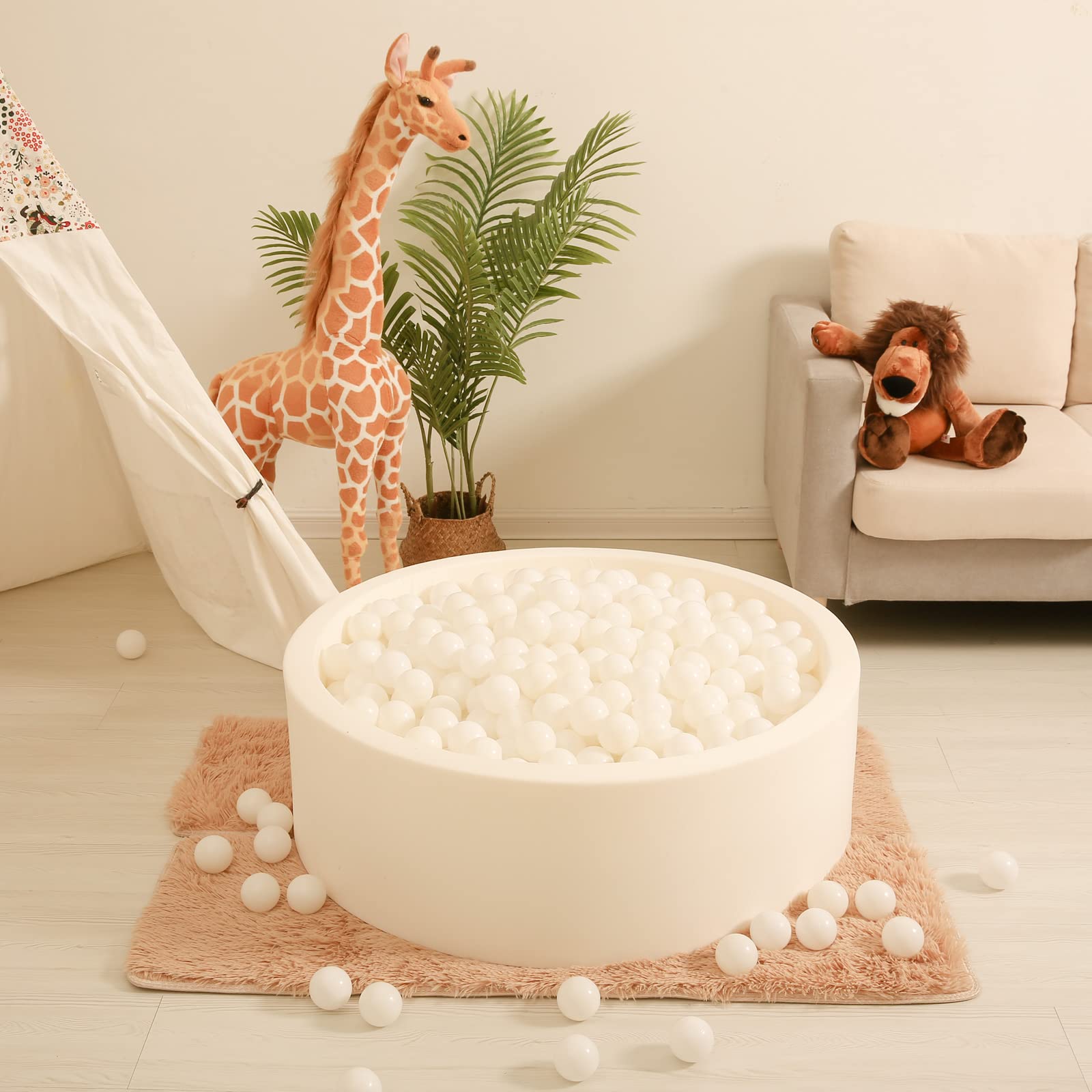 Realhaha ball pit decor brightens parties and home play areas.