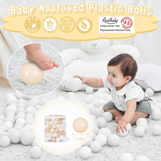 Realhaha sealing technology keeps balls crush-proof for lasting fun.
