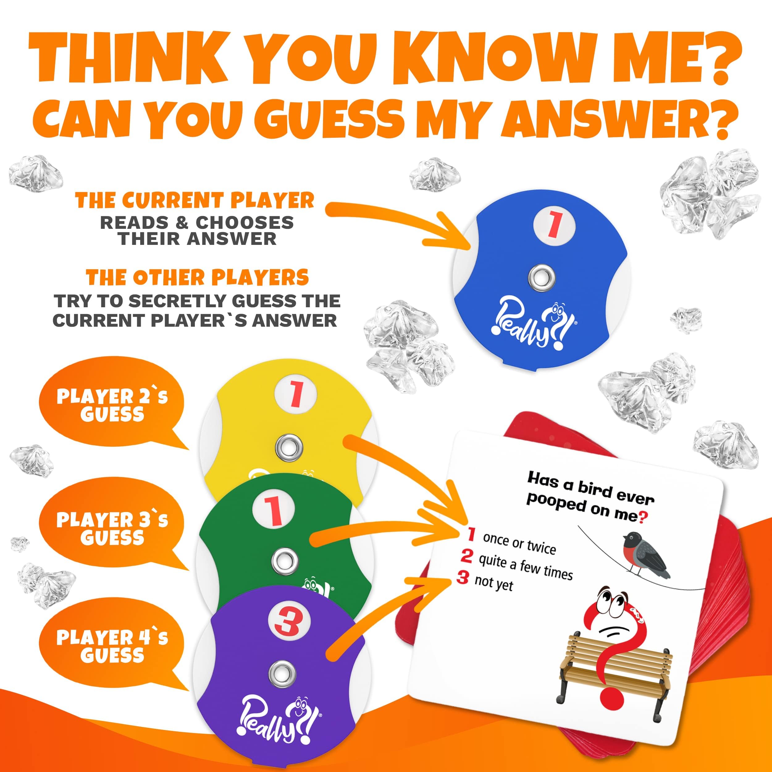 Office icebreaker use with Really?! to spark conversations