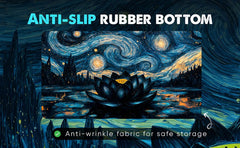 Realm Guard anti-split rubber bottom prevents sliding for stable play.