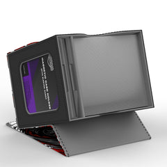 Hand-made Realm Guard deck box with premium faux leather finish.