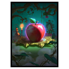 Realm Guard Poison Apple sleeves front view with textured matte back for smooth shuffling