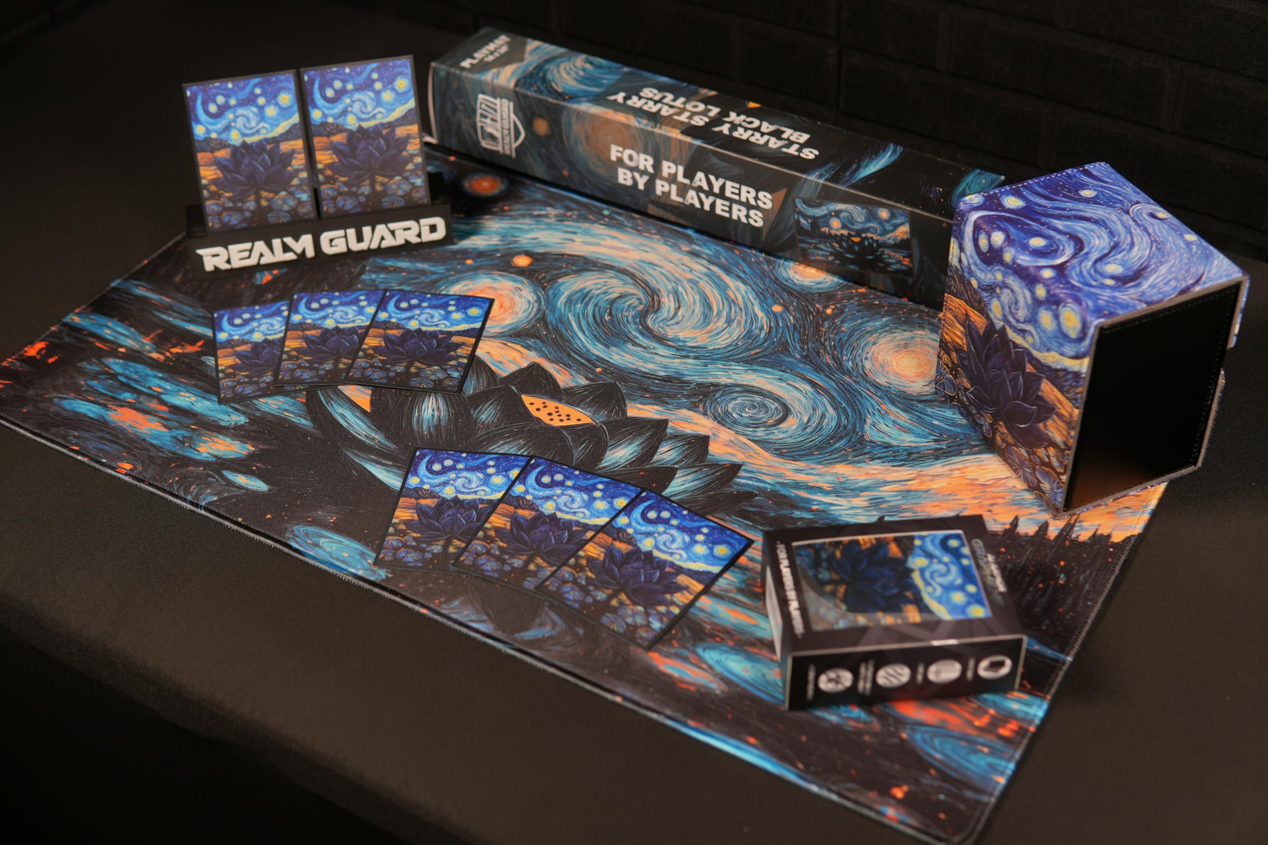 Realm Guard stitched edges playmat keeps the edges intact for longer gaming sessions.
