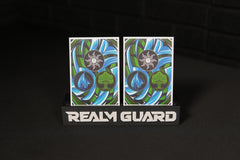 Realm Guard sleeves close-up of textured matte back for improved grip
