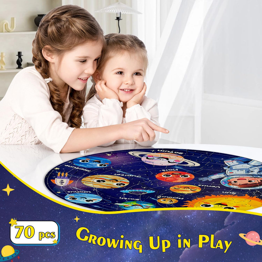Realrindo solar system floor puzzle Uranus blue planet piece invites curiosity and problem-solving.
