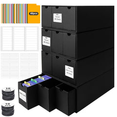 REAQUE Toploader Box assembled shows portable, high-capacity card storage for events
