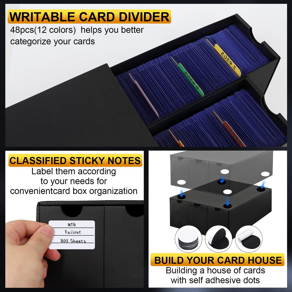 REAQUE Toploader Box durability image emphasizes thick corrugated construction protecting cards