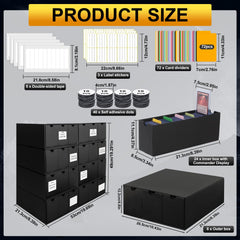 REAQUE box highlights 14400+ sleeveless cards capacity for expansive storage.