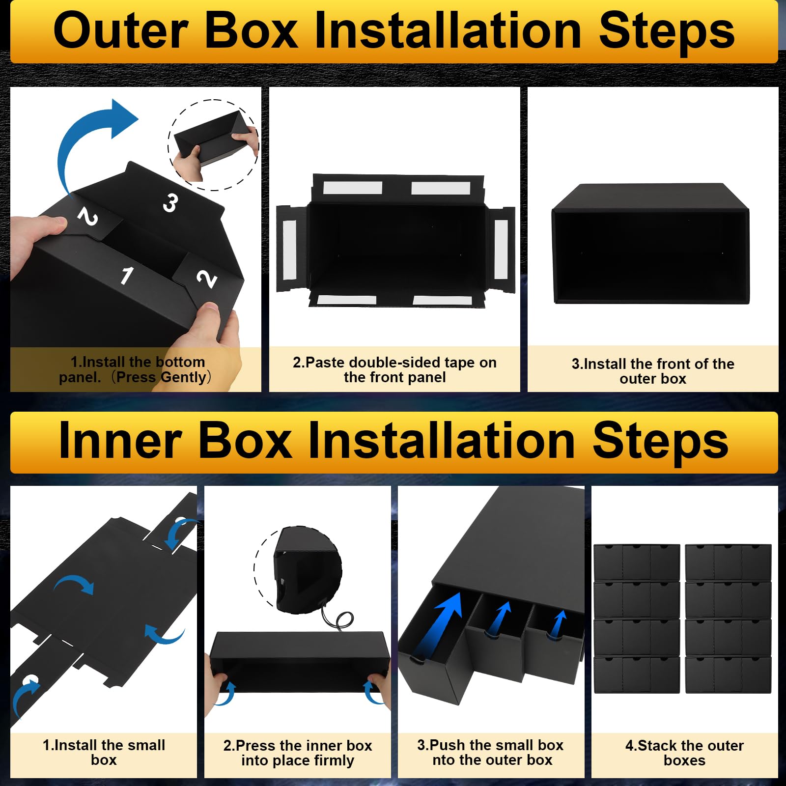 REAQUE all-black coating provides a sleek, professional look.