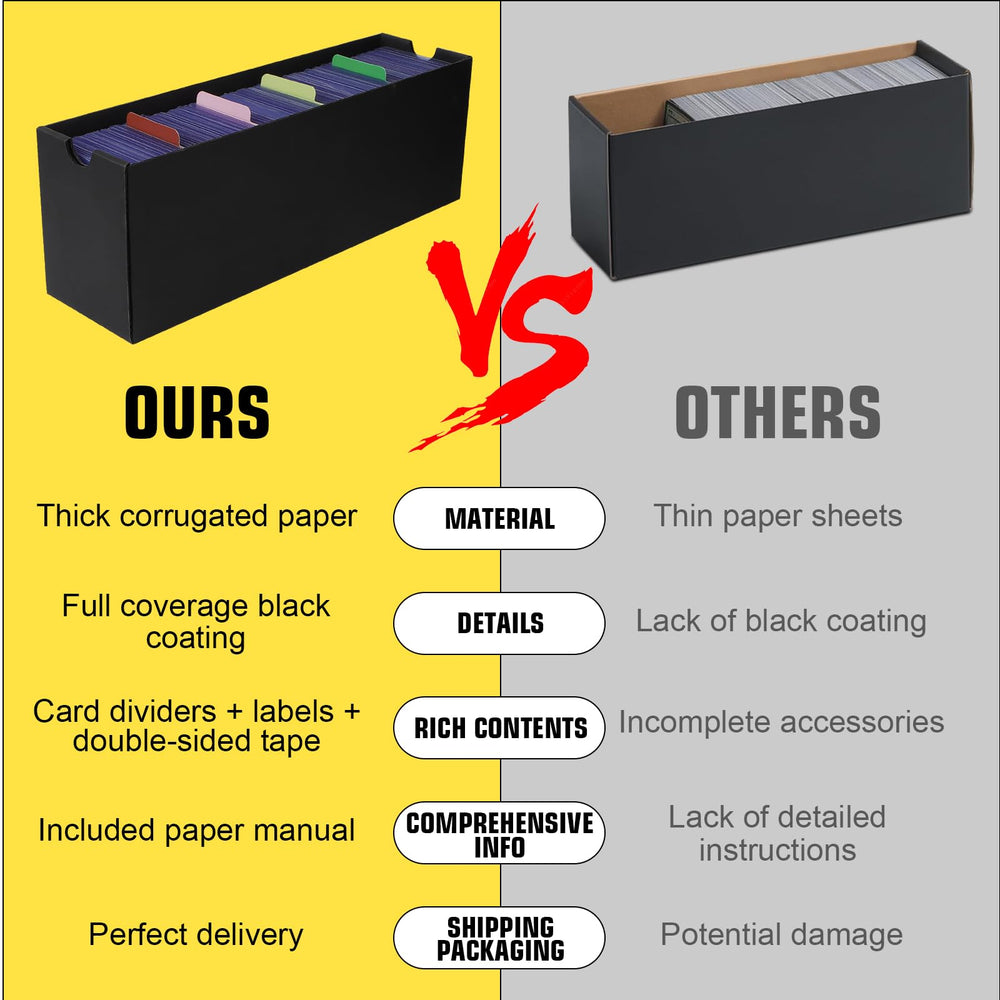 REAQUE dividers include 24 colors to help categorize collections.