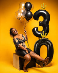Reavor reusable birthday balloon can be deflated and stored after use