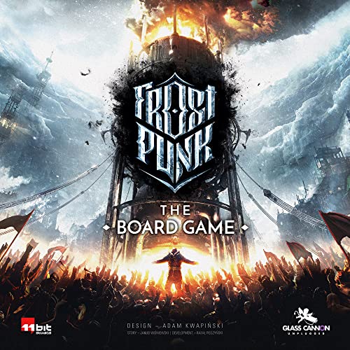Players cooperate in Frostpunk board game by Rebel Studio for intense decision making