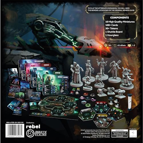 Rebel Studio Nemesis Aftermath trait cards visual emphasizes unique character traits to tailor play