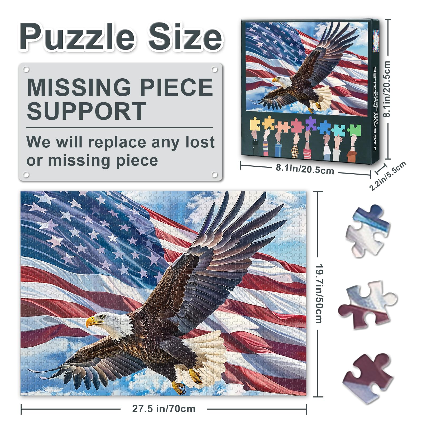 Rebotipy 1000-piece puzzle with vivid, dense colors.