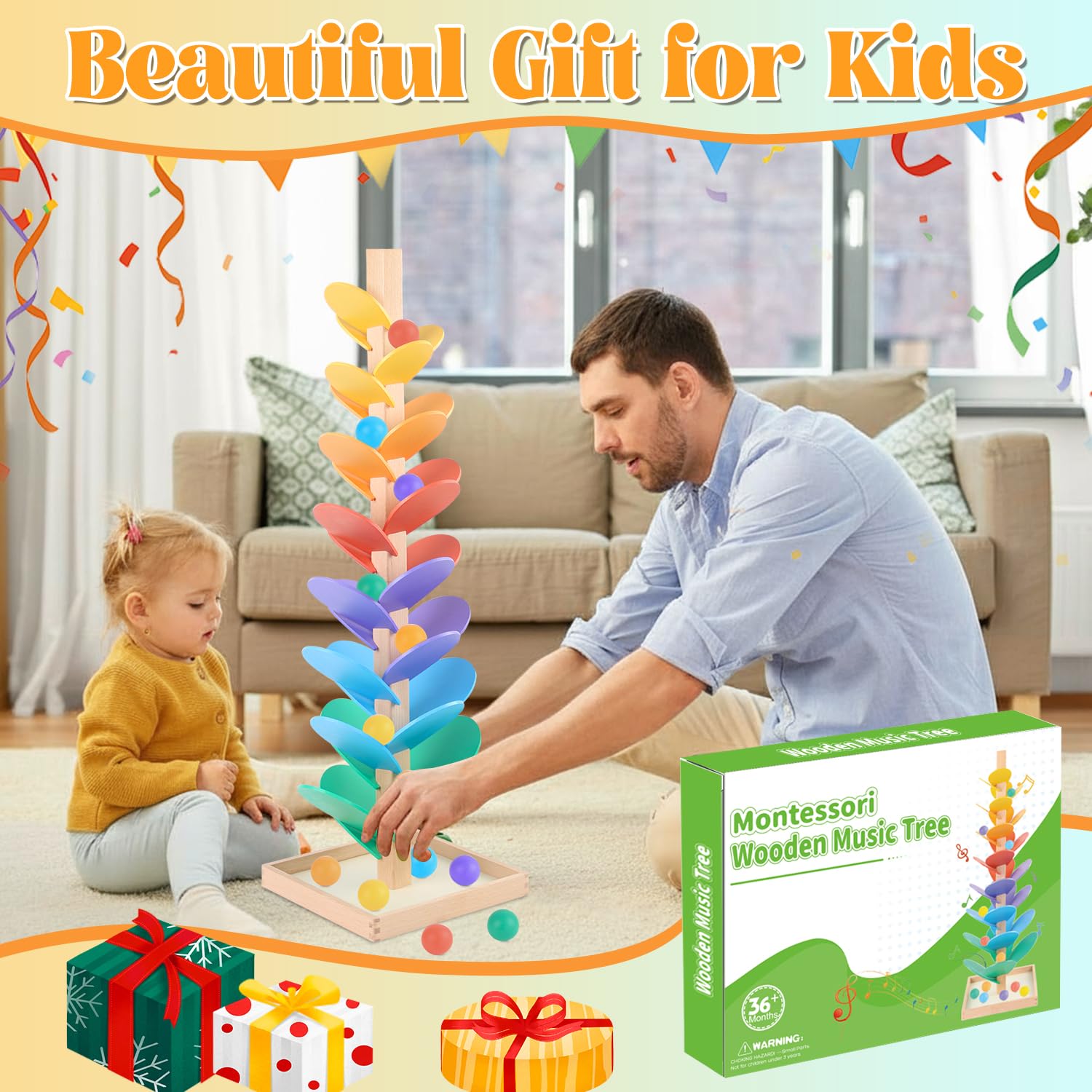 RECEKA gift-ready wooden toy for birthdays and holidays.