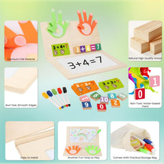 RECEKA Counting cards illustrate numbers for quick drills and pattern recognition