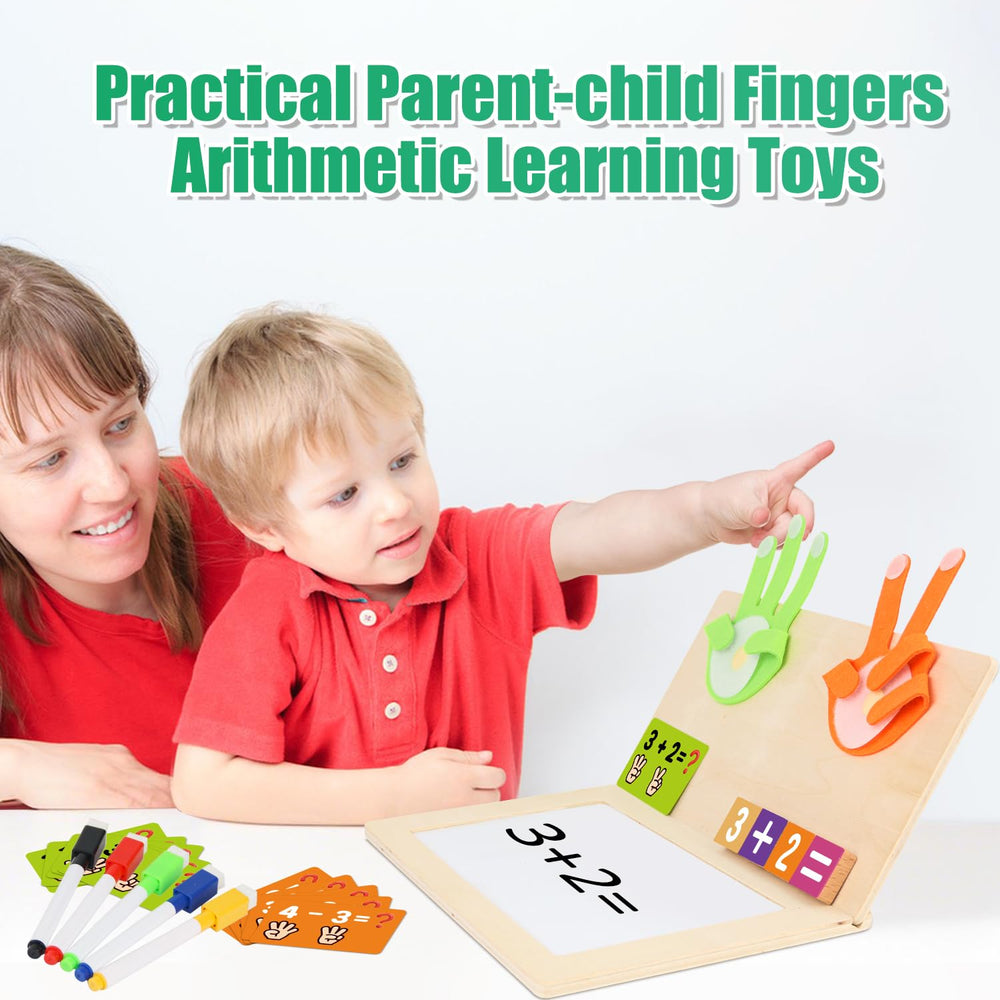 RECEKA Learning activity setup promotes focus, fine motor skills, and math curiosity