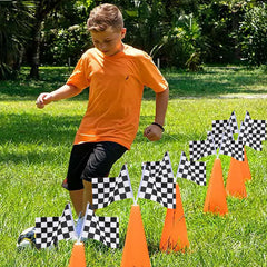 RECER high-quality lightweight cones endure indoor-outdoor use