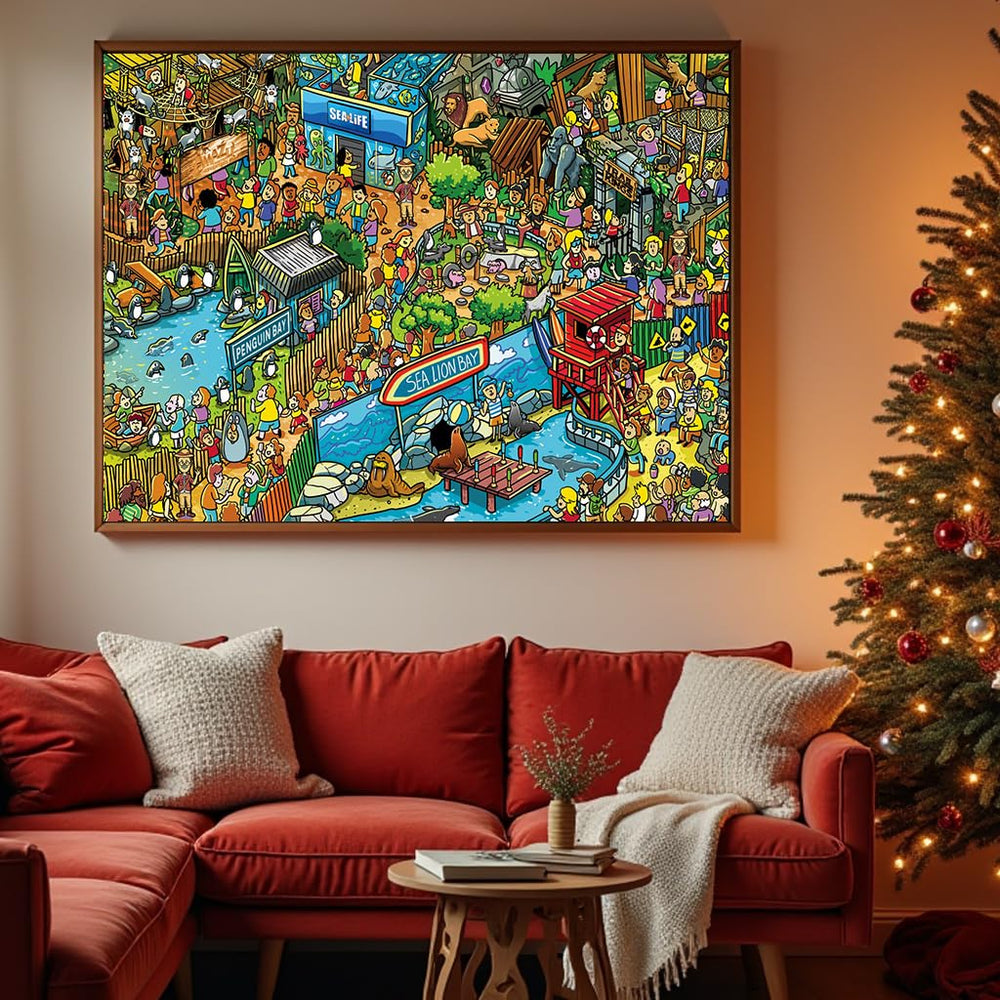 RECHIATO 1000 pieces puzzle emphasizes challenging yet relaxing pastime for evenings.