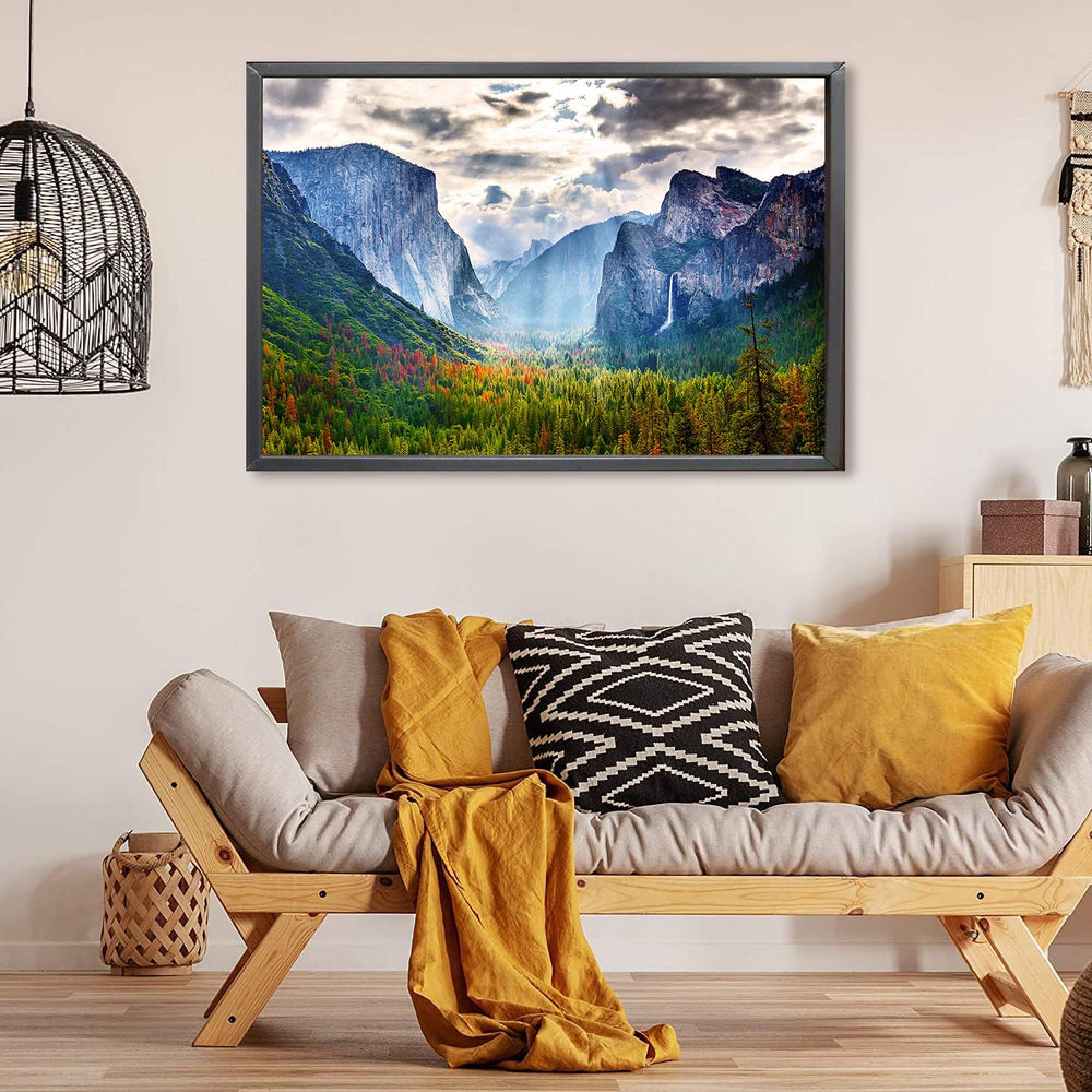 RECHIATO colorful scenic puzzle art, eye-catching once completed.