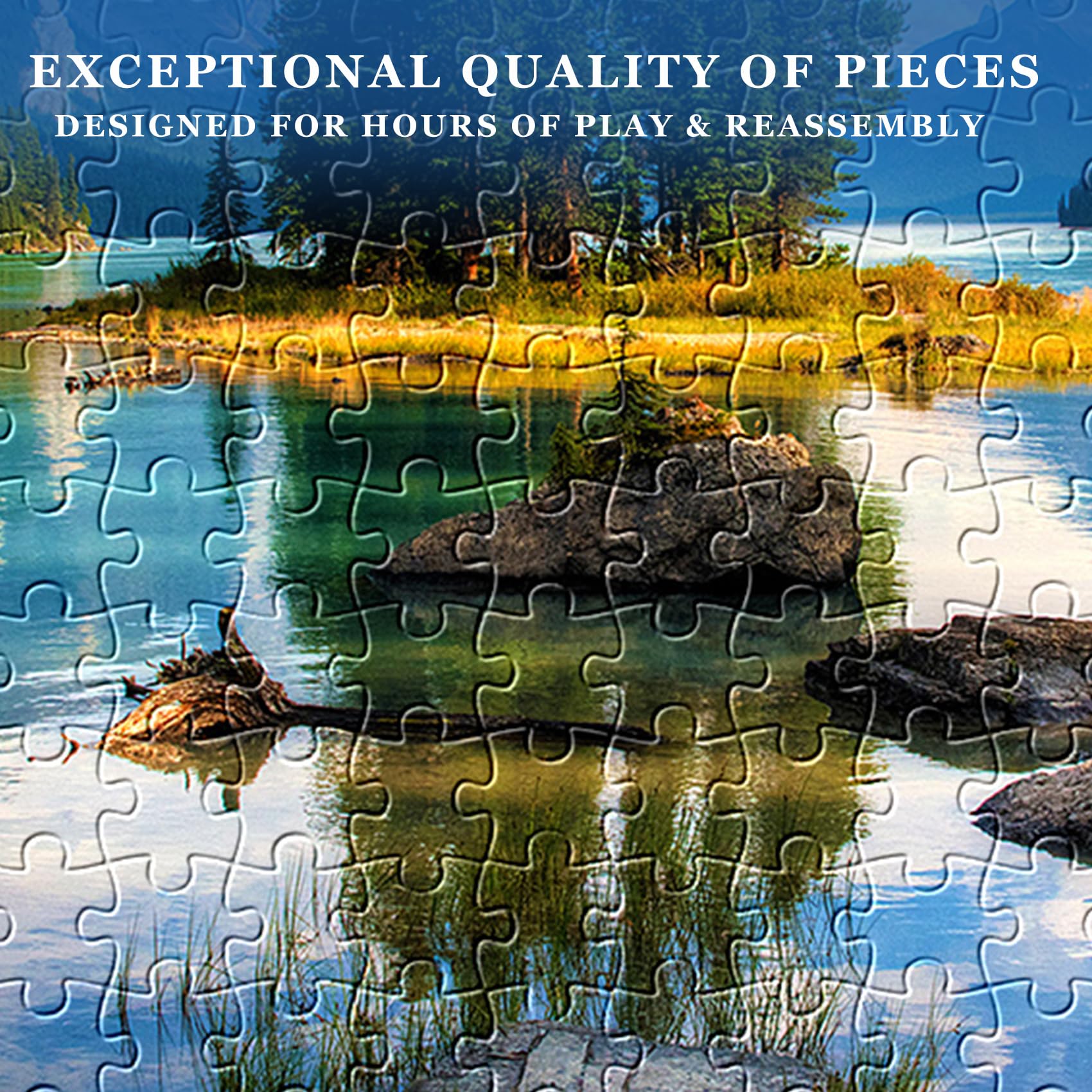 RECHIATO Moraine Lake puzzle gift box highlights a ready-to-gift experience