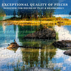 RECHIATO Moraine Lake puzzle gift box highlights a ready-to-gift experience