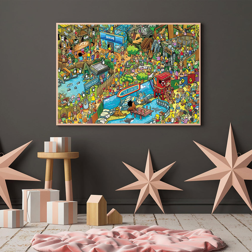 RECHIATO thick cardboard puzzle supports durable play and long-lasting enjoyment on game nights.