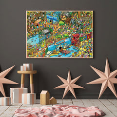 RECHIATO thick cardboard puzzle supports durable play and long-lasting enjoyment on game nights.