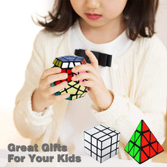 R RECOMFIT vibrant stickers on cubes enhance visibility and appeal for beginners