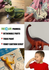 RECUR Bright Dragon assembly-ready figure built for durable play.