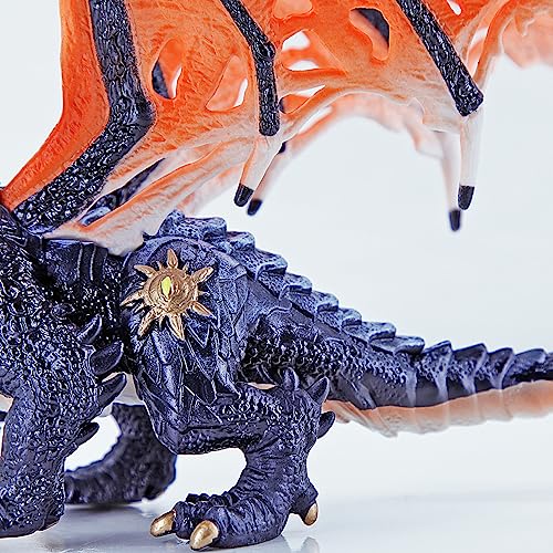 RECUR Devil Dragon figurine close-up showing detailed claws and texture.