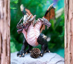 RECUR Devil Dragon figurine side profile highlighting sculpted wings and menace.
