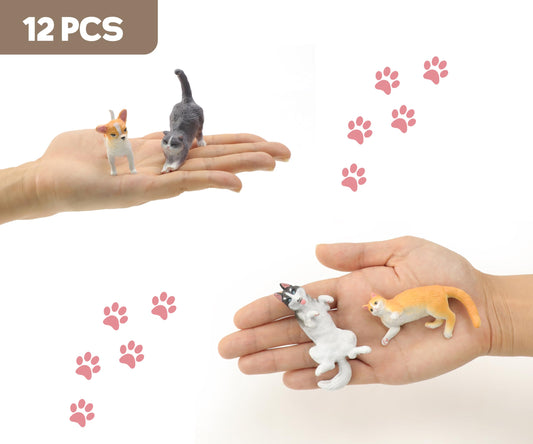 RECUR hand-painted mini pet figures for imaginative play and display